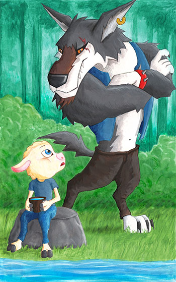 le loup et l'agneau